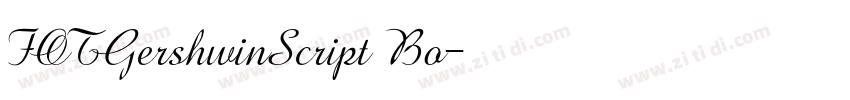 FOTGershwinScript Bo字体转换 FOTGershwinScript Bo字体转换